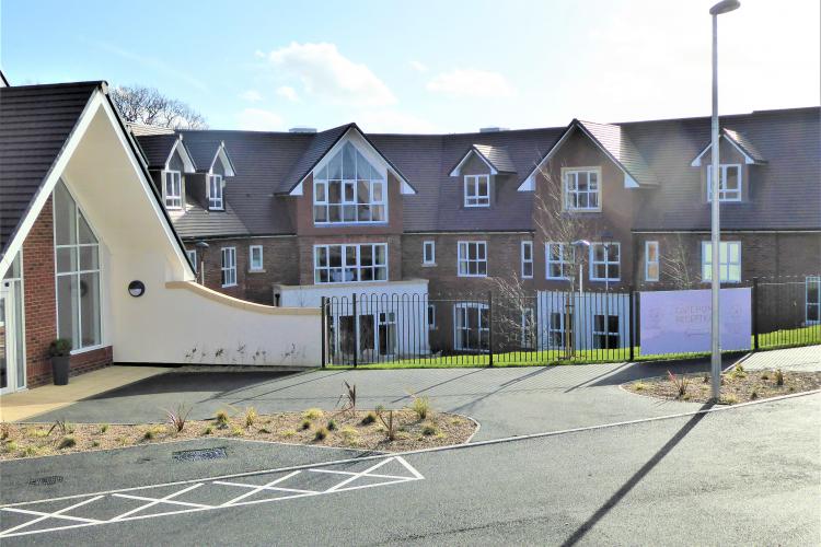 Hampshire care home exterior