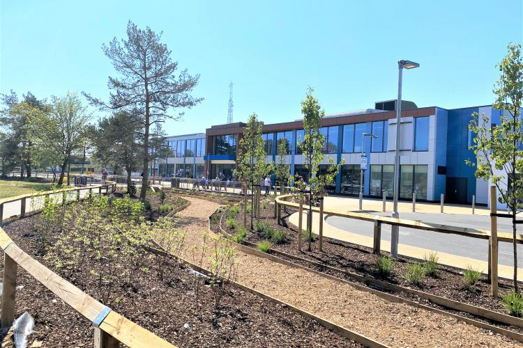 Colchester Hospital extension exterior