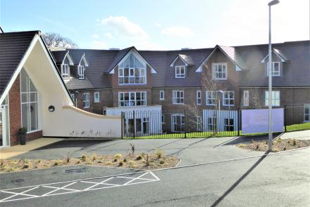 Hampshire care home exterior